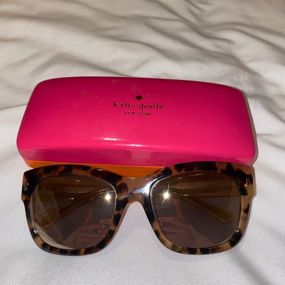 Kate Spade Square Brown Reflective Sunglasses